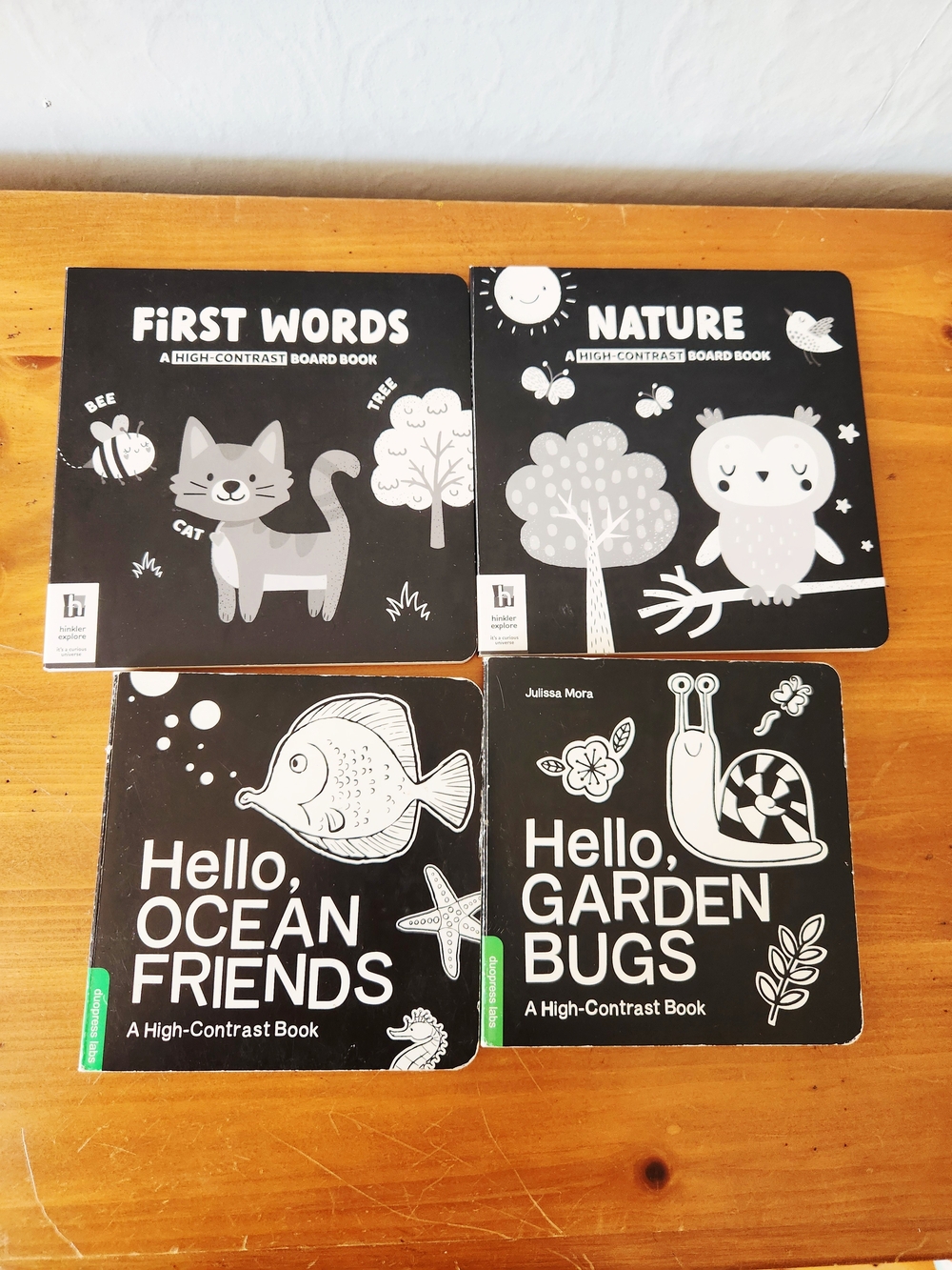 High-Contrast Kids Board Book Set - Black & White